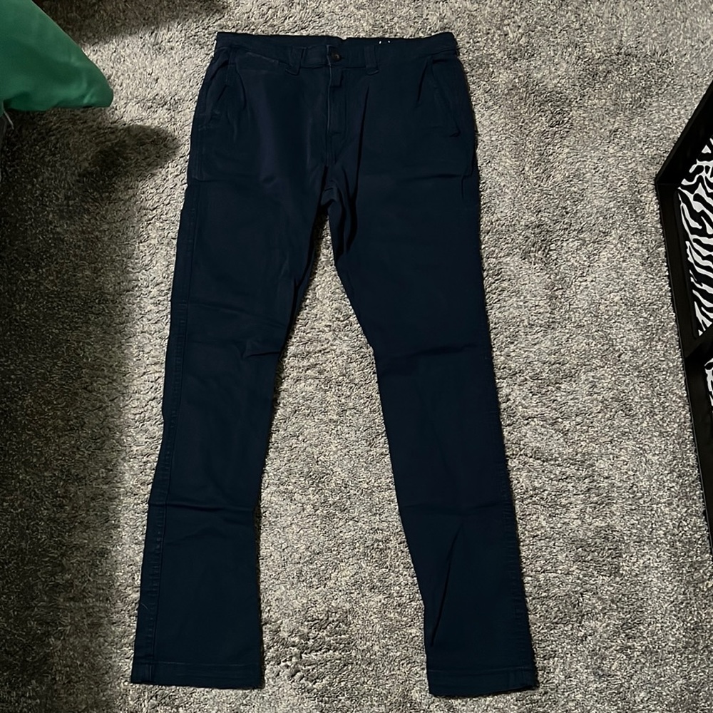 George slim straight pants 32x32